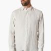 Men * | Discount Online 34 Heritage Linen Chambray Shirt Simply Taupe