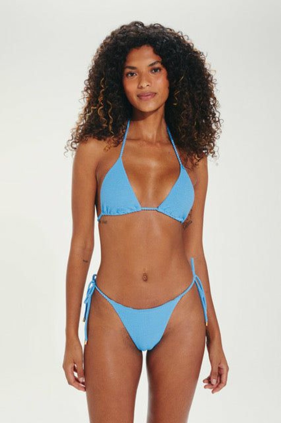 Women * | Half Off Vix Swimwear Kayla Tri Top Blue