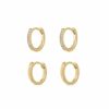 Accessories * | Half Off Luv Aj Sorrento Hoops