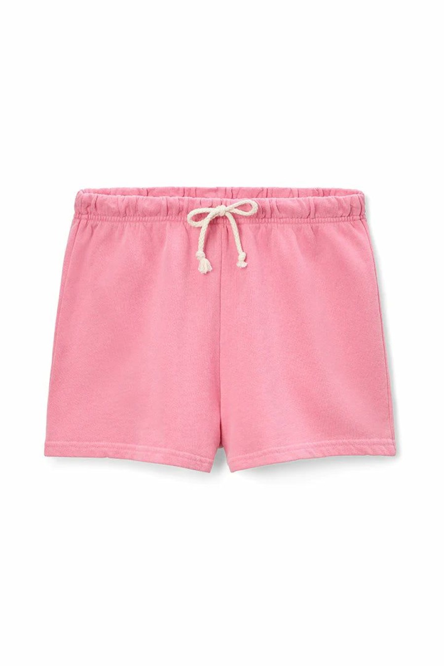 Women * | On Sale Perfect White Tee Layla Short Pink Punch