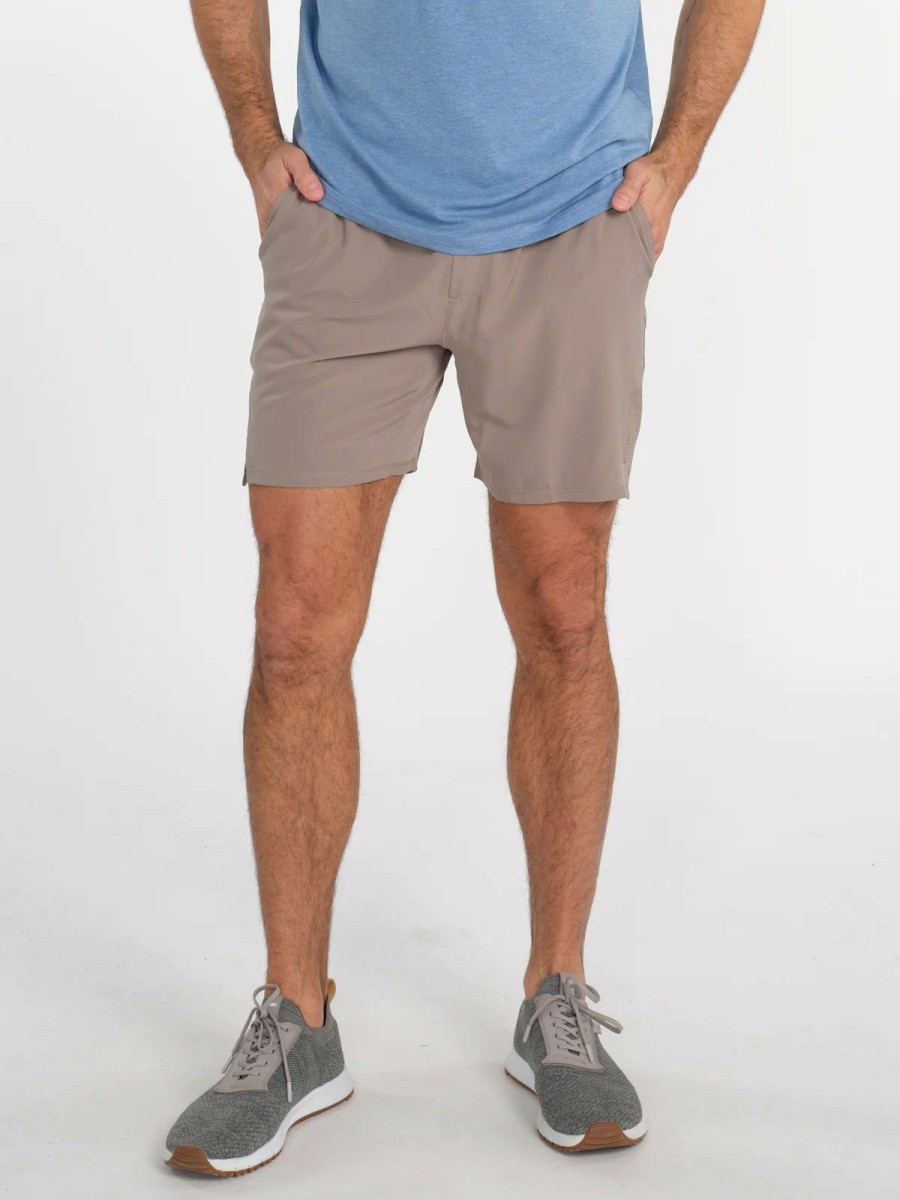 Men * | On Sale Tasc Performance Recess 7 Unlined Short Driftwood