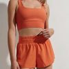 Women * | On Sale Varley Kallin Running Short 1.5 In Orange Rust