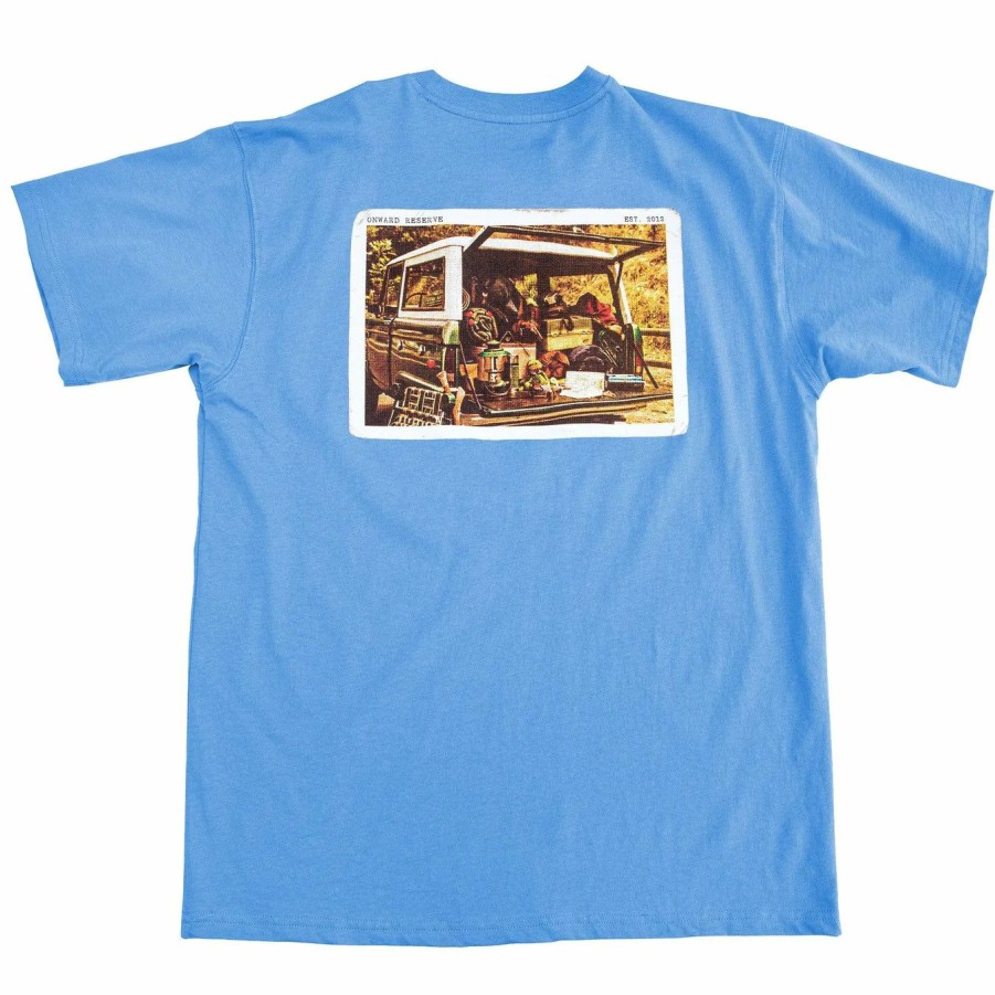 Men * | Discount Online Onward Reserve Vintage Truck Short-Sleeve Tee Marina