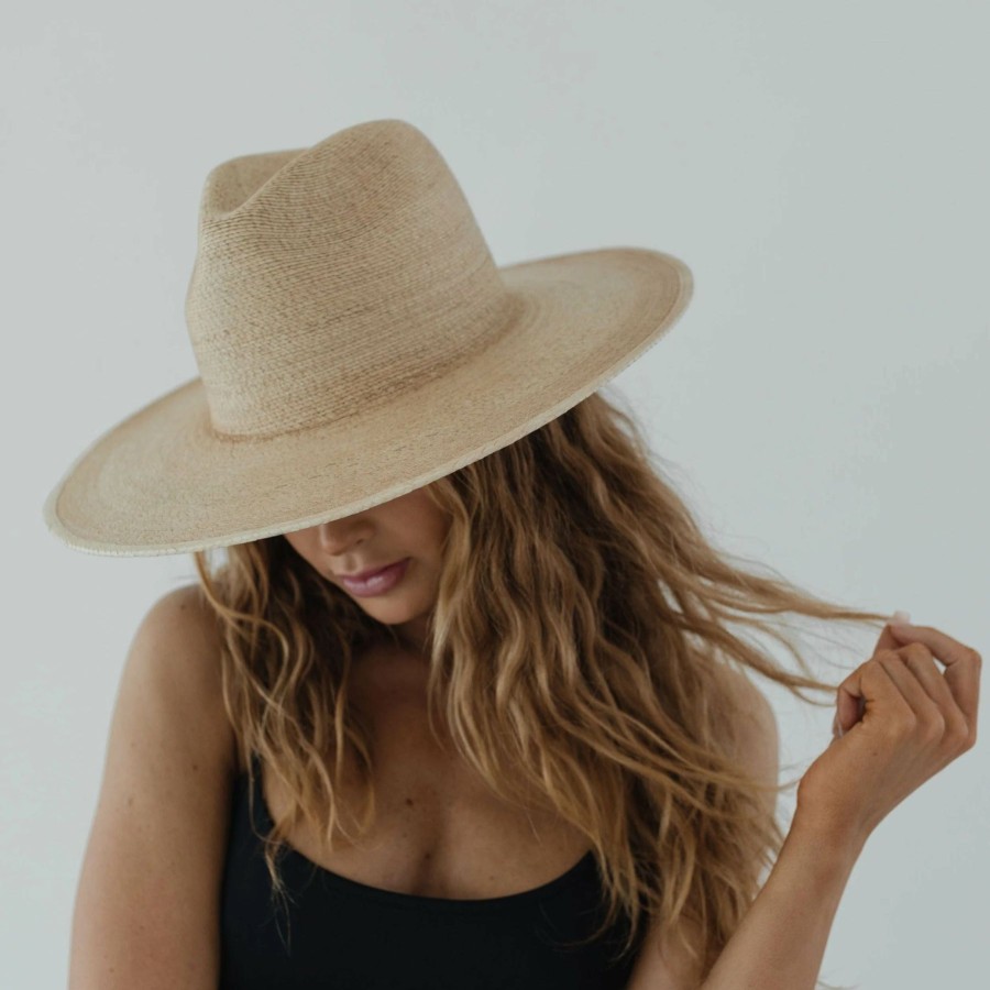 Accessories * | Prefential Price Gigi Pip Cara Loren Straw Hat 57/Toasted