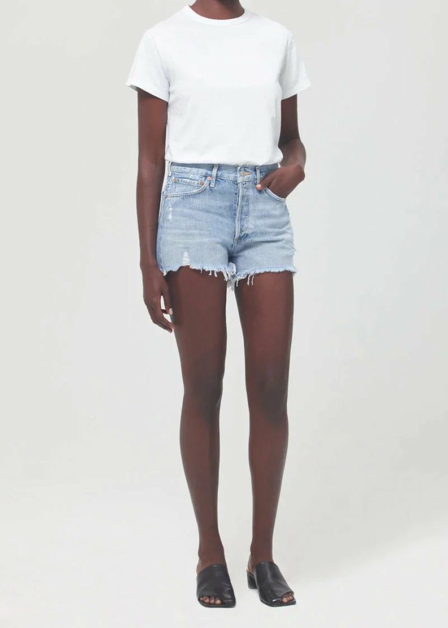 Women * | Clearance Agolde Parker Vintage Cut Off Short Swapmeet