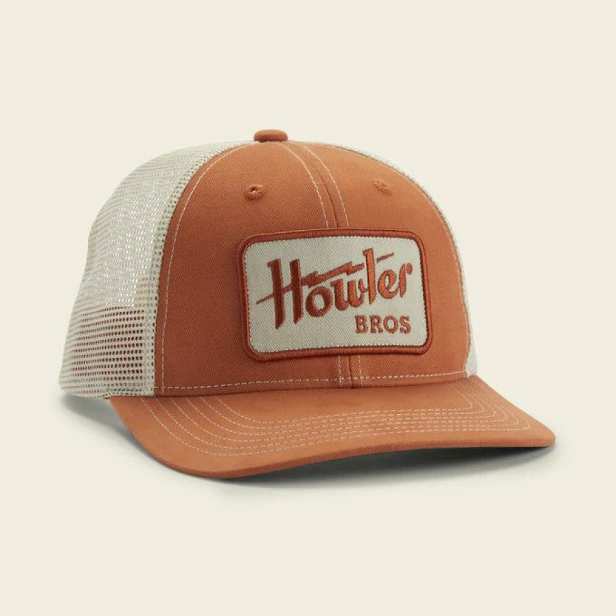 Men * | Discount Online Howler Bros Standard Hat Howler Electric/Pumpkin