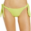 Women * | Clearance Seafolly Riviera Hipster Tie Side Bikini Bottoms Wild Lime