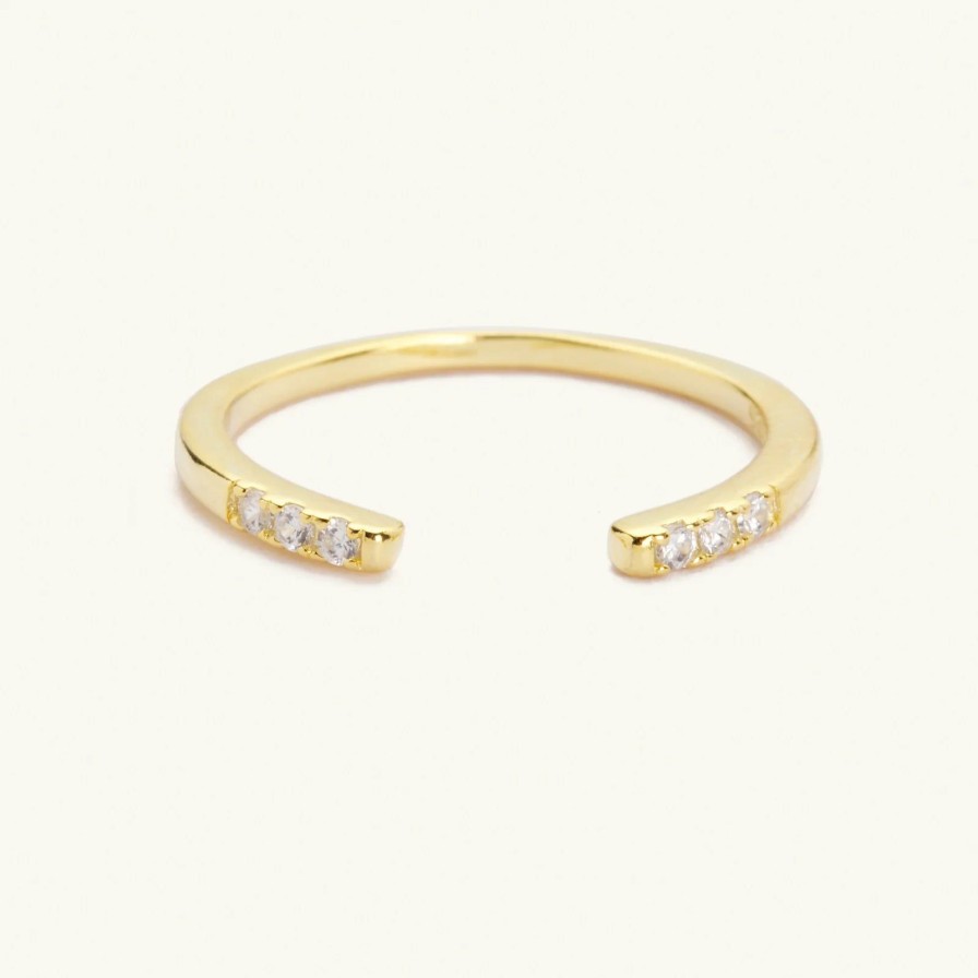 Accessories * | Half Off Nikki Smith Gold Stevie Ring