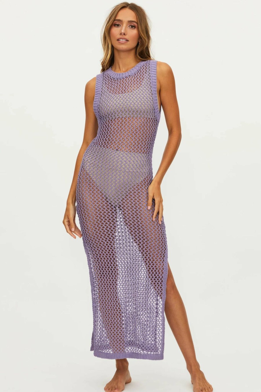 Women * | Limit Offer Beach Riot Holly Dress Lavender