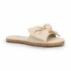 Women * | Special Offers Yosi Samra Mila Bow Slide Natural