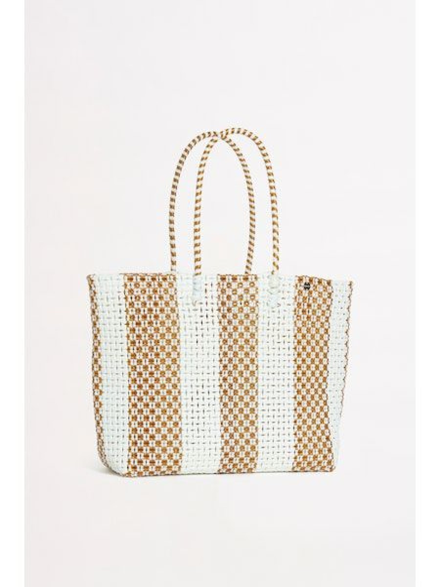 Accessories * | On Sale Seafolly Woven Basket Bag Natural