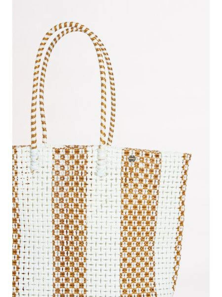 Accessories * | On Sale Seafolly Woven Basket Bag Natural