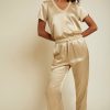 Women * | Prefential Price Nation Ltd. Del Rey Dressed Up Lounge Pant Toasted Marshmallow