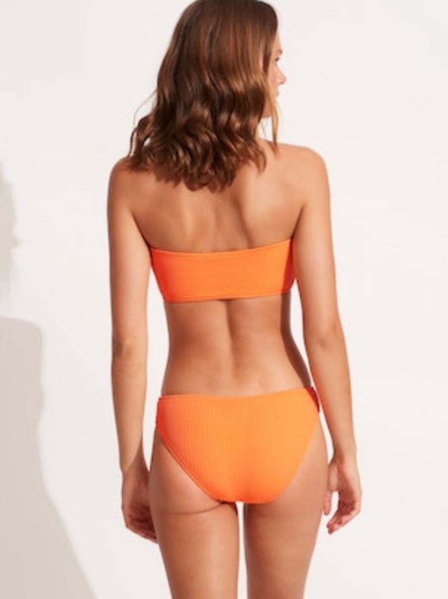 Women * | Special Offers Seafolly Sea Dive Hipster Pant Mandarin