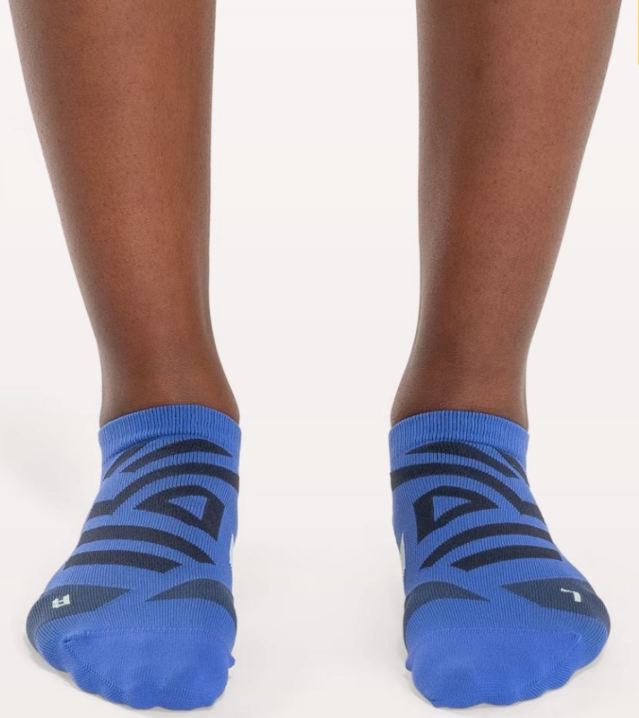 Men * | On Sale On Running Men'S Low Sock Cobalt/Denim