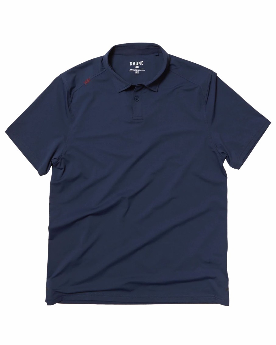 Men * | Special Offers Rhone Apparel Commuter Polo Navy