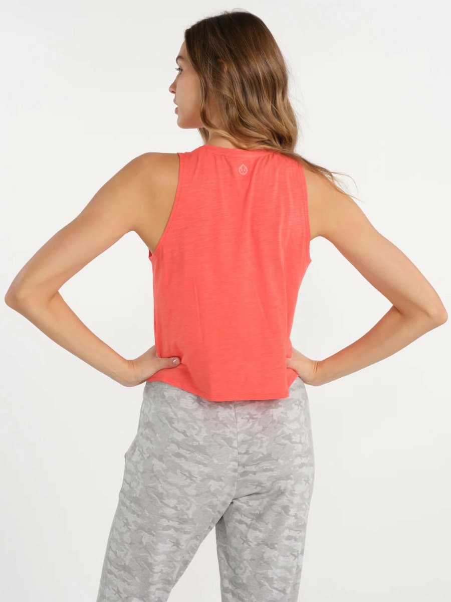 Women * | Discount Online Tasc Allways Tank Coral Blaze