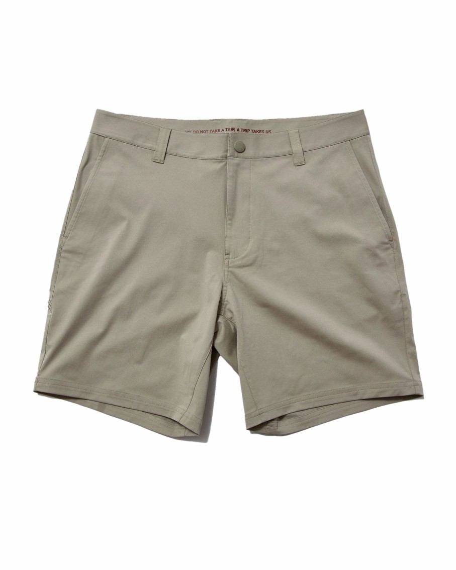 Men * | Discount Online Rhone Apparel 7 Commuter Short Khaki