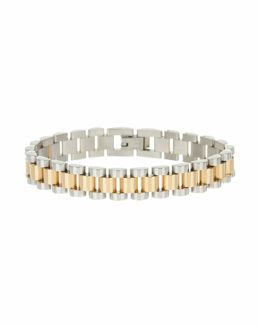 Accessories * | Discount Online Luv Aj Two-Toned Timepiece Bracelet