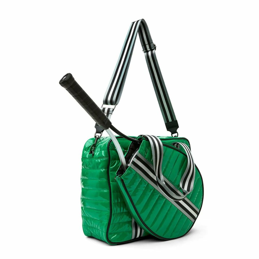 Accessories * | Sales Online Think Royln Champion Tennis Bag Club Green Patent