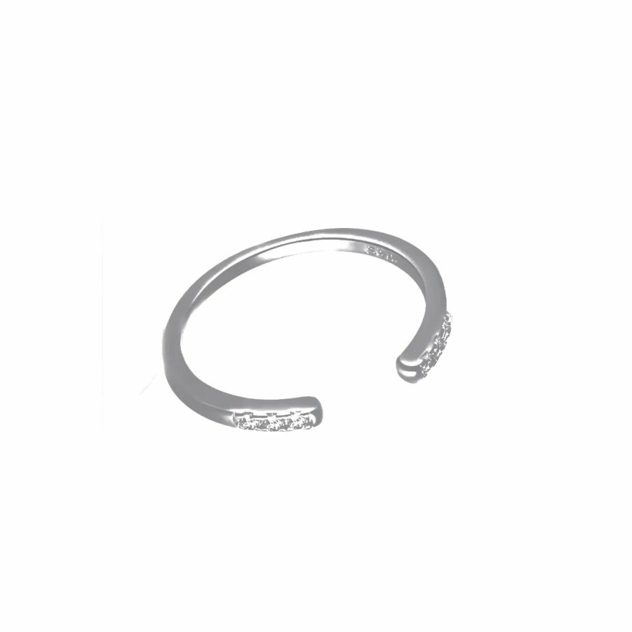 Accessories * | Half Off Nikki Smith Silver Stevie Ring