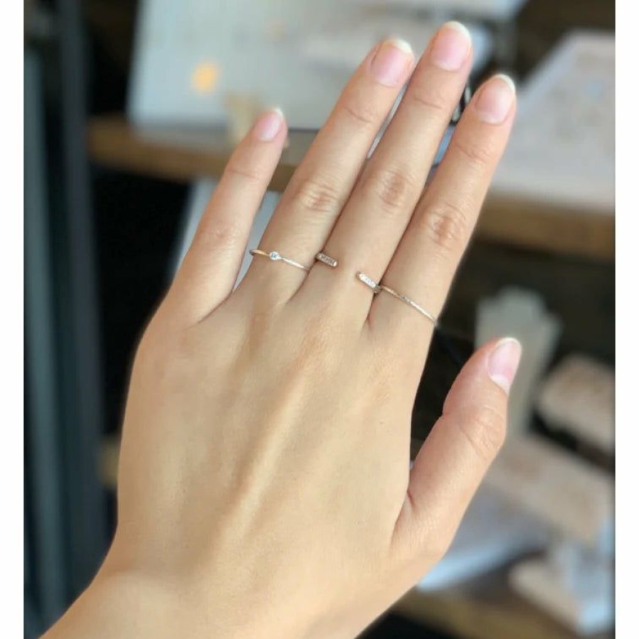 Accessories * | Half Off Nikki Smith Silver Stevie Ring