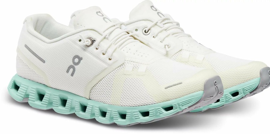 Women * | Special Offers On Running Women'S Cloud 5 Undyed-White/Creek