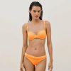 Women * | Special Offers Vix Swimwear Firenze Edie Nissi Top Tangerine