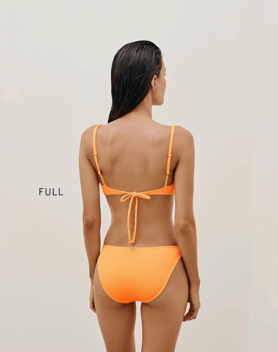 Women * | Special Offers Vix Swimwear Firenze Edie Nissi Top Tangerine