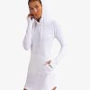 Women * | Limit Offer Bloquv Hoodie Dress White