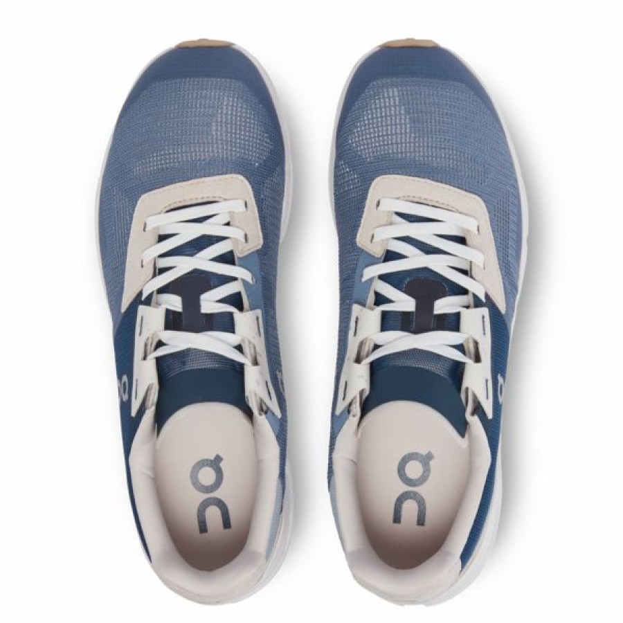 Men * | On Sale On Running Men'S Cloudrift Metal/Navy