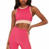 Women * | Clearance Beach Riot Gwen Top Rouge Color Block