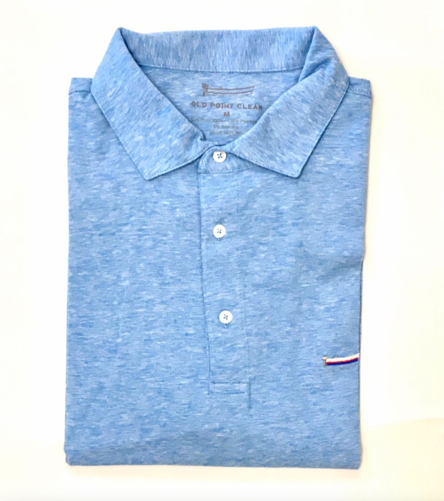 Men * | On Sale Old Point Clear Pima Cotton Polo