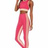 Women * | Prefential Price Beach Riot Color Block Legging Rouge Color Block