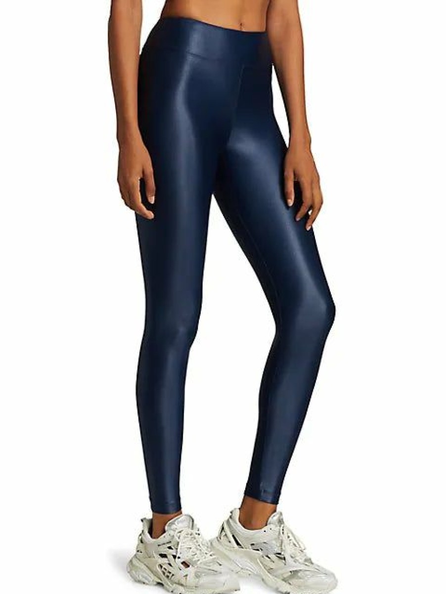 Women * | Special Offers Koral Lustrous Max Infinity High Rise Legging Evening Blue