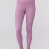 Women * | Discount Online Spiritual Gangster Love Sculpt 7/8 Ruffle Legging Amethyst