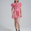 Women * | Clearance Love The Label Tatiana Dress Clementine Pink